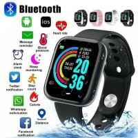 ราคา Y68D20 นาฬิกาข้อมือสมาร์ทวอทช์ เชื่อมต่อบลูทูธ กันน้ํา สําหรับ IPhone Fitness Tracker Heart (26165467982)