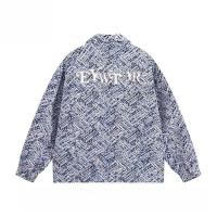 ราคา 2025 เสื้อแจ็คเก็ตยีนส์แขนยาวสำหรับผู้ชายและผู้หญิง รุ่นเกาหลี แฟชั่นใหม่ ปักตัวอักษรสร้างสรรค์ สบายและระบายอากาศได้ (26734517910)