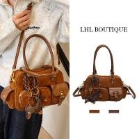 ราคา LHL BOUTIQUE กระเป๋ าหนังกลับ แฟชั่นใหม่ความจุขนาดใหญ่มัลติฟังก์ชั่นกระเป๋าสะพายข้างแบบพกพา (27118109221)