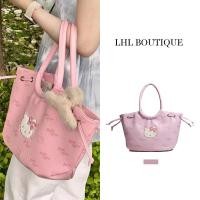 ราคา LHL BOUTIQUE กระเป๋าสะพายไปเรียนน่ารักๆ tote carry all bag hello kitty กระเป๋ากันฝน (24789654771)