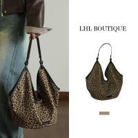 ราคา LHL BOUTIQUE leopard bag กระเป๋าสะพายข้าง ลายเสือดาว เบา ถุงใบใหญ่ tote bag (28563370135)