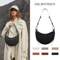 ราคา LHL BOUTIQUE polene กระเป๋าสะพายข้าง หนัง กระเป๋ากันฝน สีน้ําตาลวินเทจ carry all lune bag (44258808266)