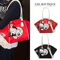 ราคา LHL BOUTIQUE miniso x hello kitty tote bag กระเป๋าสะพายผู้หญิงใบใหญ่ การ์ตูน (43058261937)