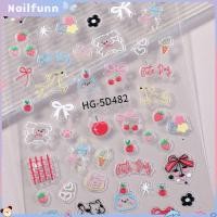 ราคา สติ๊กเกอร์ติดเล็บลายการ์ตูนแบบกลวงสำหรับตกแต่งเล็บ ลายลูกสุนัขหมี 5D ลายนูน อุปกรณ์ตกแต่งเล็บ สำหรับร้านทำเล็บ NAILFUNN (26343446348)
