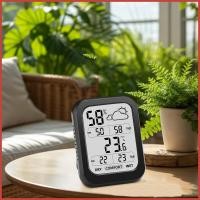 ราคา เครื่องวัดอุณหภูมิและความชื้น เซ็นเซอร์ตรวจสอบความชื้นอุณหภูมิแบบเรียลไทม์ในร่มพร้อมบ้านพยากรณ์อากาศเปิด (53200208482)