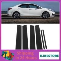 ราคา Ilikestore Ilikestore แผ่นปิดหน้าต่างรถ 6 ชิ้นประตูด้านข้าง B เสาโพสต์สติกเกอร์เคลือบเงาสีดำเครือเถายานยนต์ เปลี่ยนสำหรับ 2014 2018 (47650512043)