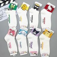 ราคา V P Hello Kitty กลางถุงเท้าหลอด Kuromi การ์ตูนสัตว์ถุงเท้า Kawaii Sanrio Melody ถุงเท้า Rosered สีดําสีขาวถุงเท้าสําหรับสาวผู้หญิงใหม่ (25142317482)
