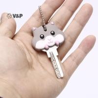 ราคา V p ซิลิโคน Key Ring Cap Head Cover สัตว์น่ารักรูปร่าง Key Case Shell พวงกุญแจใหม่ (28476159900)