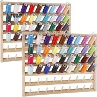 ราคา V p ที่วางด้ายไม้ 54 Spool Thread Rack ติดผนังผู้ถือด้ายเย็บผ้าอเนกประสงค์ขาตั้งด้ายชั้นวางใหม่ (22865209911)