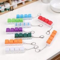 ราคา V P 4 คีย์คีย์บอร์ดพวงกุญแจคีย์บอร์ด Dpression ของเล่น LED Light Finger คีย์บอร์ด Clicker ของเล่น DIY ปุ่มความเครียดบรรเทาของเล่น (54950816944)