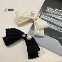 ราคา V P กิ๊บรัดผมโบว์มุกสไตล์สาวๆ พร้อมคลิปหน้าม้าและคลิปด้านข้าง (51550319505)