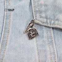 ราคา เข็มกลัดรูปอีกาดำสำหรับพิธีศพ เข็มกลัดตกแต่งอีกา (42125893788)