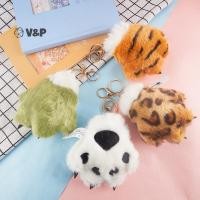 ราคา V P จําลอง Tiger Paw ตุ๊กตาของเล่นสัตว์จี้เสือดาวพวงกุญแจกระเป๋านักเรียน (57850947254)