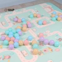 ราคา V P ตลก 100 200 ลูกบอลสีสันสดใสพลาสติกอ่อน Ocean Ball เด็กทารกว่ายน้ํา Pit Pool ของเล่น (52550310629)