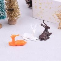 ราคา V P Miniature ตุ๊กตากวางรูปปั้นคริสต์มาส Elk เครื่องประดับตุ๊กตาตกแต่งอุปกรณ์เสริม (47250345537)