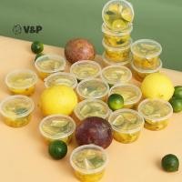 ราคา โวลต์ พี 10ชิ้นทิ้งซอสซีลกล่องมินิพลาสติกใสปิดผนึกกล่องซอสเครื่องเทศการจัดเก็บภาชนะกล่องที่มีฝาปิด (55300756202)