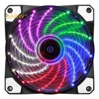 ราคา A W 120mmputer Case Fan พัดลมเงียบ CPU Cooling RGB Quiet PC Cooler พัดลมพัดลม (47350847399)