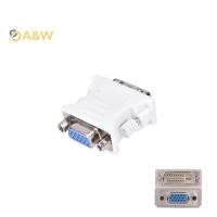 ราคา A W 15 Pin VGA Female to 24 1 pin DVI D Male Adapter Video Converter สําหรับแล็ปท็อปพีซี (43825151852)