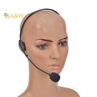 ราคา A W ชุดหูฟังแบบพกพาไมโครโฟนแบบมีสาย 3 5 มม แจ็คคอนเดนเซอร์ไมโครโฟน Universal ใหม่ (43468092788)