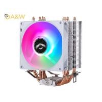 ราคา A W Air Cooling 4 ความร้อน CPU พัดลมระบายความร้อนเหมาะสําหรับติดตั้ง LGA2011 2066 X79 X99 E5 E3 2099 AMD เครื่องยนต์หลักโปรเซสเซอร์ Cooler ใหม่ (40817558400)