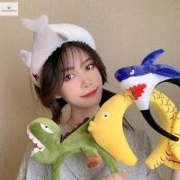 ราคา Cod เครื่องประดับสัตว์น่ารัก Party Headwear ผม Hoop Shark ไดโนเสาร์การ์ตูนคลิปผมใหม่ (25036517639)