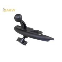 ราคา A W รถ CD Slot ที่วางโทรศัพท์มือถืออุปกรณ์เสริม 17 มม ฐานหัวบอลสําหรับรถยนต์ CD Slot Mount สําหรับโทรศัพท์ GPS Brackets (28943192455)