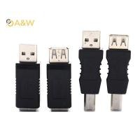 ราคา A W USB 2 0 type A Female to type B Male Printer Scanner Adapter Converter Connector ใหม่ (43417062713)