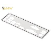 ราคา A W ใหม่สแตนเลสโล่แผ่นหลัง BackPlate Bracket Baffle เมนบอร์ด nk สําหรับ ASRock B450M Pro4 ใหม่ (44367886946)