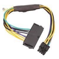ราคา A W สําหรับ DELL Optiplex 3020 7020 9020 24 Pin ถึง 8pin สายอะแดปเตอร์จ่ายไฟเปลี่ยน (50000544860)
