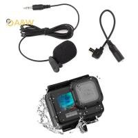 ราคา A W 3 5 มม Active คลิปไมโครโฟน Mini USB Audio Adapter สายไมค์สําหรับ Gopro Hero 3 3 4 Action กล้องชุดอุปกรณ์เสริม (50250284598)