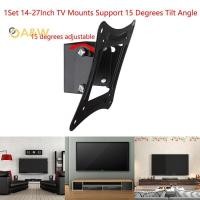 ราคา A W 1 ชุด 14 27 นิ้ว TV Mounts LCD LED Monitor Wall Mount Bracket คงที่แผงแบนกรอบทีวีรองรับมุมเอียง 15 องศาพร้อมสกรู (40276138649)