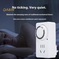 ราคา A W 12 24 ชั่วโมง Cyclic Timer Switch Kitchen Timer Outlet Loop Universal Timing Socket Mechanical Timer (49150958020)