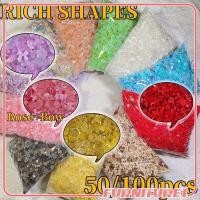 ราคา 50 100 ชิ้น โบว์ใหม่ ผสม เล็บ ออโรร่า สเตอริโอ โบว์ดอกคาเมลเลีย ริบบิ้น โบว์กุหลาบ เล็บ Rhinestone Furn1 (41804505966)