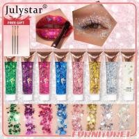 ราคา ซื้อ 1 แถม 1 ฟรี 8 สี Julystar Mermaid Scales Gel Sequin Eyeshadow Face Lip Colorful Body Polarized Stage Sequin Eyeshadow Furn1 (40400932951)