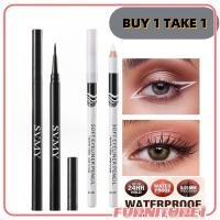 ราคา MENOW ซื้อ 1 แถม 1Menow อายไลเนอร์สีขาว ปากกาไลเนอร์ Lying Silkworm กันน้ำ ไม่เลอะง่าย ปากกาเพิ่มความมันวาวสูง Furn1 (40353332352)