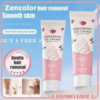 ราคา ซื้อ 1 แถม 1ZENCOLOR ครีมกำจัดขน รสสตรอเบอร์รี่ไอศกรีม ทำความสะอาดมือ ขา รักแร้ ขน ครีมกำจัดขน ให้ความชุ่มชื้น ผ่อนคลาย ดูแลร่างกาย 60 กรัม Furn1 (41752262257)
