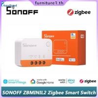 ราคา Sonoff Zbmini L2 Zigbee เข็มสวิตช์ไร้สายอัจฉริยะ 1 แก๊ง ควบคุมแบบสองทิศทางผ่าน EWELINK Alex รองรับ Alexa (22272224286)