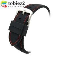 ราคา โทบิเอมิ สายนาฬิกาข้อมือ สากล ผู้หญิงซิลิโคน 20 มม 22 มม 24 มม ยางสายกันน้ํา (55500584135)