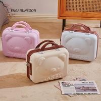 ราคา กระเป๋าเดินทาง ENGANUNSOON กระเป๋าเดินทางลายหมี Rilakkuma 14 นิ้วความจุขนาดใหญ่พร้อมกระดานล็อครหัสผ่าน (52400727425)