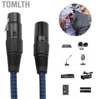 ราคา Tomlth สายไมโครโฟน Antiflaming กันน้ำ XLR ชายกับหญิงสาย PVC สำหรับเครื่องผสมหลอดเสียง (52000135049)