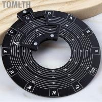 ราคา Tomlth Circle Of Fifths ล้อโลหะ Melody เครื่องมือ 12 คีย์อลูมิเนียมน้ำหนักเบาแกะสลักข้อความพ่นทรายคอร์ดสำหรับทฤษฎีดนตรี (44425044986)