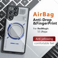 ราคา เคสสําหรับ ZTE nubia RedMagic 11 Pro RedMagic11Pro Red Magic 11 Pro Plus เคสโทรศัพท์หรูหรา Clear Frosted สี่มุมถุงลมนิรภัยกันกระแทกไม่เคยเปลือกสีเหลือง (56150599982)