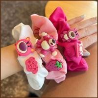 ราคา คลิปผมแบบหมีสตรอเบอร์รี่ ยืดหยุ่นทำจากยาง สไตล์การ์ตูนน่ารัก เพื่ออุปกรณ์เสริมผม (42024317873)