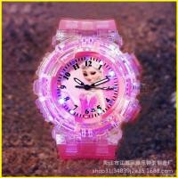 ราคา MG1 การ์ตูนแช่แข็งนาฬิกาเด็ก LED Light Anna Elsa เด็กแฟลชสีสันสดใสสําหรับเด็กนักเรียนหญิง GM1 (41924329040)