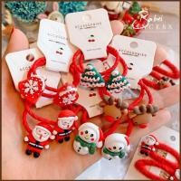 ราคา ตุ๊กตาหิมะซานตาคลอสน่ารักสำหรับคริสต์มาส เครื่องประดับผูกผมจากยาง (28092988269)