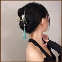 ราคา MG1 พัดลม hair claw คลิปพู่คลิปผมสไตล์จีน phoenix coronet pipa Headdress ผู้หญิงเพิร์ลอุปกรณ์เสริมผม GM (43274327207)