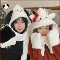 ราคา ชุดของเล่น Hello Kitty Pochacco รวมหมวก ถุงมือ และผ้าพันคอ น่ารัก กันลมหนาว (42924344537)