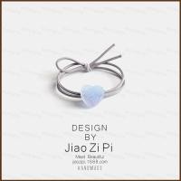 ราคา เชือกยางรัดผมสไตล์เกาหลี MG1 พร้อมแหวนผมแบบน่ารัก (41574318908)