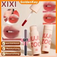 ราคา ของขวัญฟรี xixi Mist Lip Mud Natural Matte Velvet Smooth สีขาว แดง ส้ม น้ำตาล กันน้ำ ไม่ติดถ้วย ลิปและแก้ม ลิปกลอส GoldenKey (44262389909)