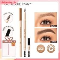 ราคา ของขวัญฟรี Focallure Eversharp Blade Tip Eyebrow Pencil 0 1mm Waterproof High Pigmented Smooth Eyebrow Pen GoldenKey (28590265523)